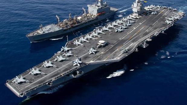 ABD basınından flaş iddia! 'U.S.S. Gerald R. Ford' uçak gemisi, Orta Doğu'ya gidecek)