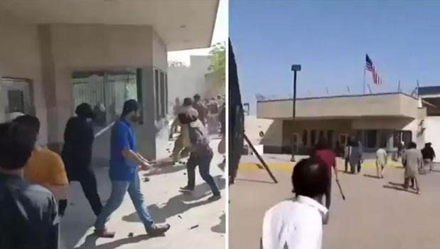 Pakistan'da ABD Konsolosluğu'na saldırı! Çok sayıda ölü ve yaralı var)