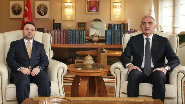 Akın Gürlek'ten Kültür ve Turizm Bakanı Mehmet Nuri Ersoy'a ziyaret)