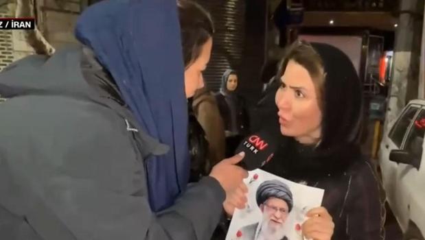 Tebriz'de CNN Türk'e konuşan İranlılar: Savaşı biz başlatmadık)