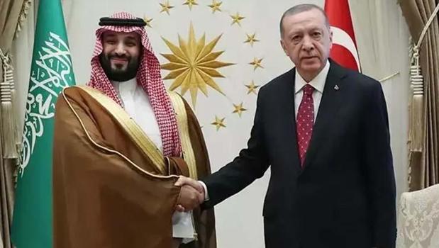 Cumhurbaşkanı Erdoğan, Suudi Arabistan Veliaht Prensi Selman ile görüştü)