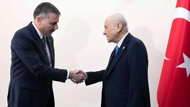 İçişleri Bakanı Çiftçi'den Bahçeli'ye ziyaret)