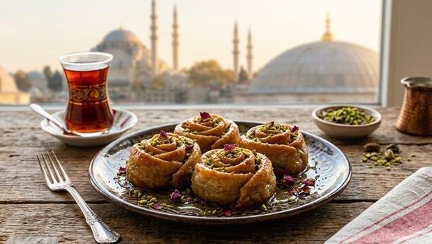 Hem leziz hem estetik gül tatlısı tarifi! Lezzetiyle şımartıyor, yiyen bir daha istiyor!)