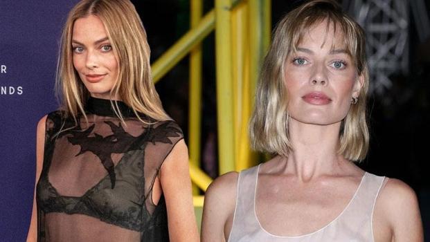 Margot Robbie’nin yüzündeki değişim sosyal medyada tartışma yarattı)