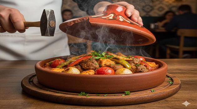 Odun ateşinde pişmiş gibi: Restoranlarda binlerce lira ödeniyor: Evde testi kebabı yapmanın en pratik yolu)