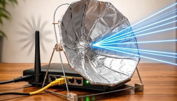 Modemin arkasına bir parça alüminyum folyo koyun ve sonucu izleyin: İnternet hızında şaşırtan değişim!)