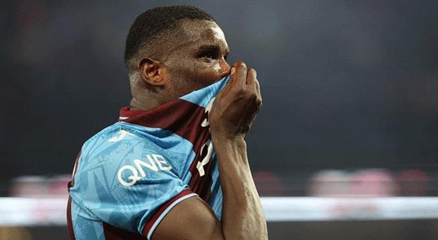 Trabzonspor'da Onuachu şoku! Sakatlık yüzünden kadrodan çıkarıldı)