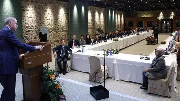 Cumhurbaşkanı Erdoğan, ICAPP Kadın Kolu 9. Toplantısı'nın katılımcılarını kabul etti)