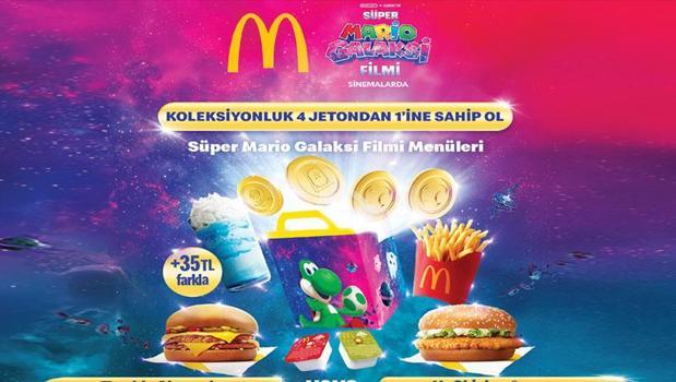 Süper Mario efsanesi Mc Donald’s menülerinde)