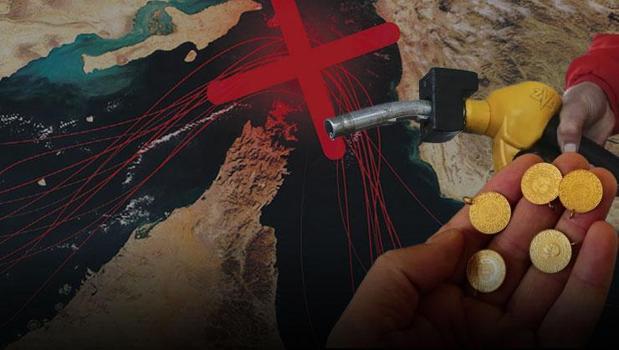 Abluka gerilimi: Altın düştü, petrol fırladı! 1980'den beri ilk kez yaşanıyor)