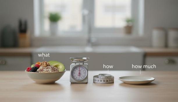 PKOS ile mücadelede "ne yediğiniz" kadar "ne kadar yediğiniz" de önemli!)