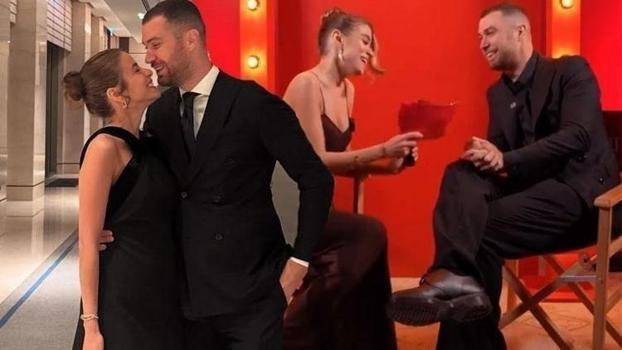 Oğulcan Engin'den romantik paylaşım, İlayda Alişan'ı öpücüklere boğdu!)