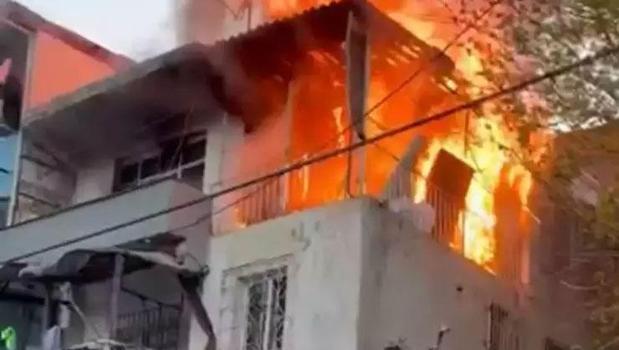 İzmir'deki şüpheli yangında binlerce uyuşturucu hap ele geçirildi)