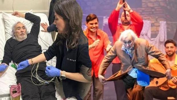 Gırgıriye Müzikali'nde olay! Müjdat Gezen hastanelik oldu, işte son sağlık durumu!)