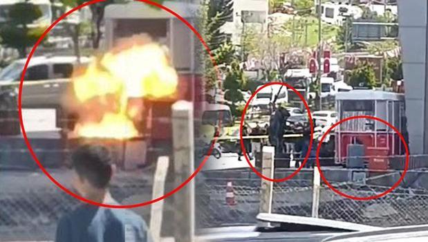 AVM önünde bomba paniği! 2 valiz fünye ile patlatıldı)