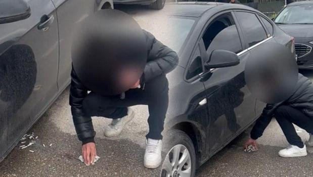 Önce attı, sonra tek tek topladı! Zabıtadan ‘izmarit’ dersi)