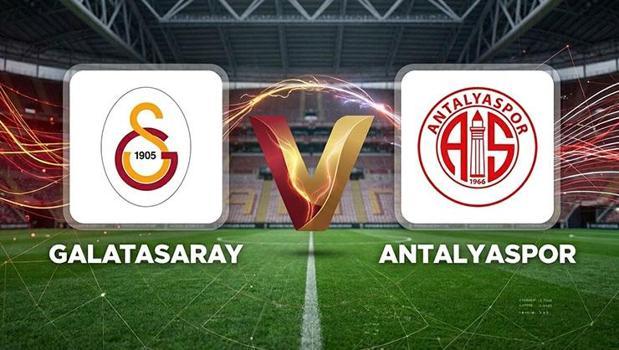 Süper Lig'de Galatasaray-Antalyaspor maçı! İlk 11'ler belli oldu)