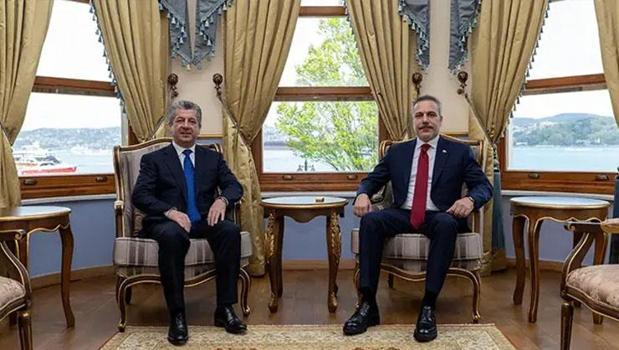 Dışişleri Bakanı Hakan Fidan, IKBY Başbakanı Barzani ile İstanbul'da görüştü)