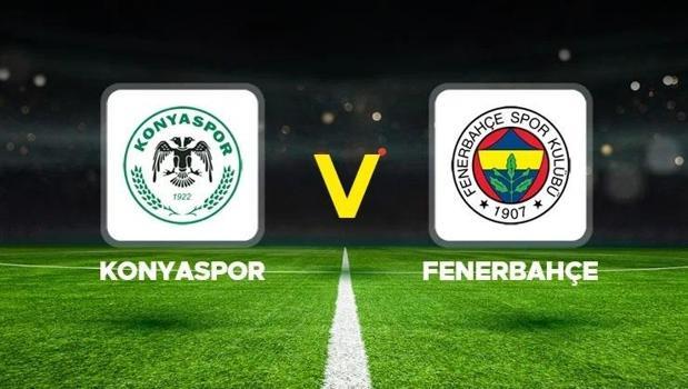 Süper Lig'de Konyaspor-Fenerbahçe maçı)