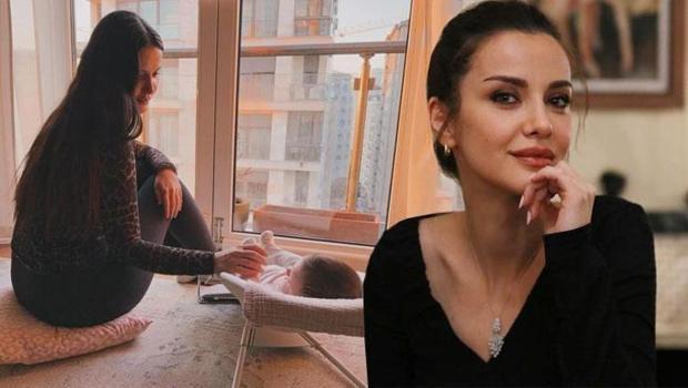 İrem Helvacıoğlu kızını öpücüklere boğduğu anları paylaştı)