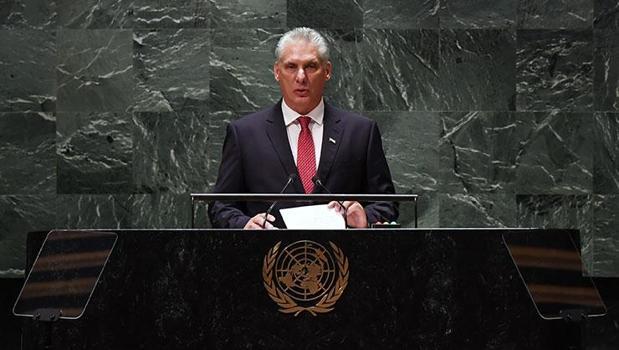 Küba Devlet Başkanı Diaz-Canel: Küba tehdit etmiyor, sürekli tehdit ediliyor)
