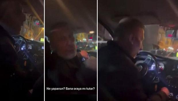 Takside ücret tartışması! Kadın yolcuya elinin tersiyle vurdu: 'KADES'e bas')
