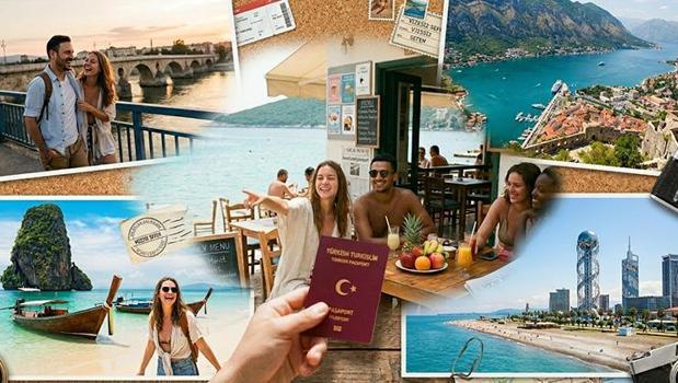 Vize derdine son veriyor! Sadece pasaportla gidilebilen en popüler tatil rotaları)