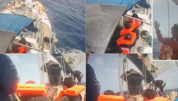 İsrail'den Küresel Sumud Filosu'na saldırı! 100 kişi alıkonuldu: Türkiye'den sert tepki)