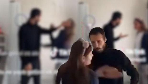 TikTok canlı yayınında eşine şiddet uyguladı! 'Kapa çeneni')