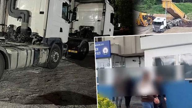 Sit alanına kaçak hafriyat baskını! Şirket sahibi tutuklandı)