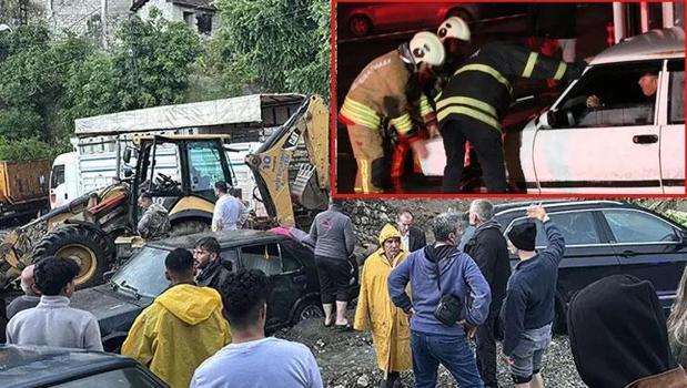 Hatay'da köprü çöktü, araçlar sürüklendi! Şiddetli sağanakta 1 kişi hayatını kaybetti)