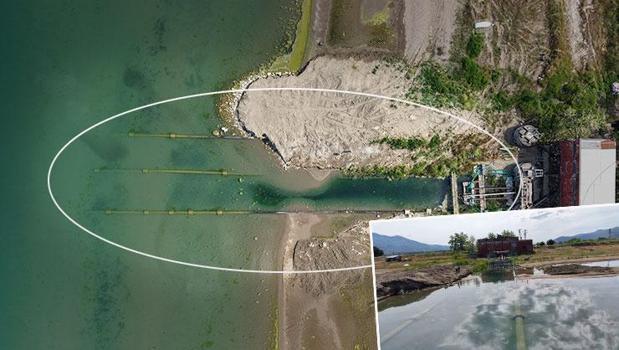 Sular çekilince ortaya çıktı, herkes 'bazilika' sandı! İznik Gölü'ndeki devasa boruların sırrı çözüldü)