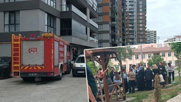 14 katlı binada kahreden ölüm! Mahsur kalanları kurtarmak isterken asansör boşluğuna düştü)