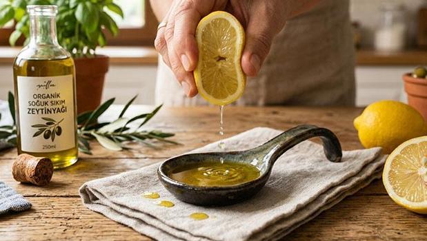 Zeytinyağının içine limon damlatıp için! Vücuda format atan ikili)