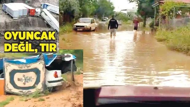 Doğu Akdeniz’i sağanak vurdu! Bursa, Hatay ve Osmaniye’de dereler taştı, evleri ve yolları su bastı)
