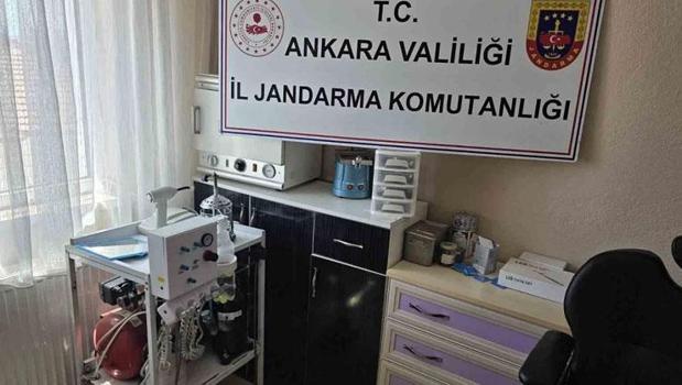 Ankara'da sahte diş doktoru yakalandı! Adresten 3 milyon liralık ekipman çıktı)