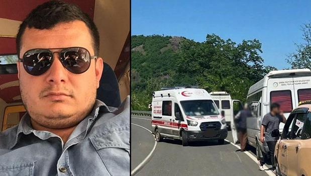 Kalp krizi geçiren şoför ölümle yarıştı! Faciayı önleyip yaşamını yitirdi)
