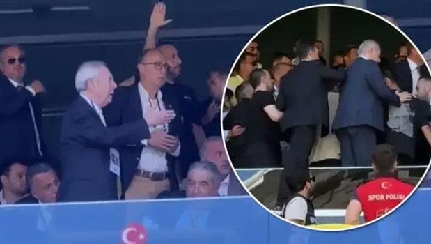 Fenerbahçe kongresinde büyük gerginlik! Ortalık karıştı)