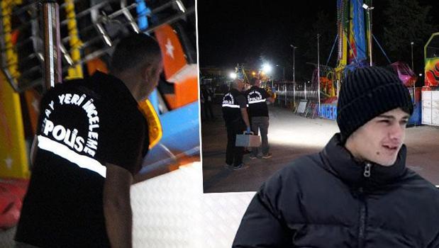 Lunaparkta korkunç kaza! 20 yaşındaki genç hayatını kaybetti)