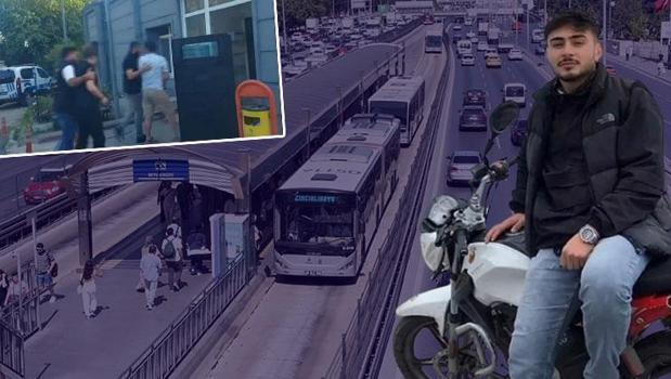 Metrobüste 'yan bakma' tartışması kanlı bitti! Aynı durakta inip peşine düştüler: Baba ve oğlu gözaltında)