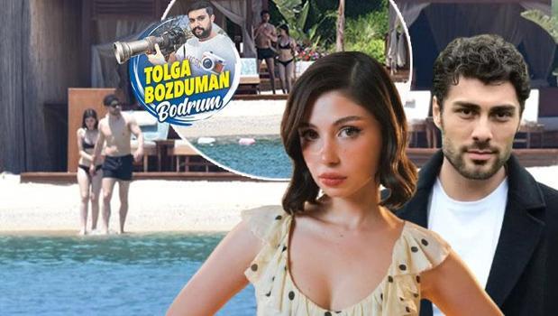 Ali Öner ile Zeynep Atılgan'ın aşkı Bodrum'da belgelendi! Gözlerden uzak deniz keyfi)
