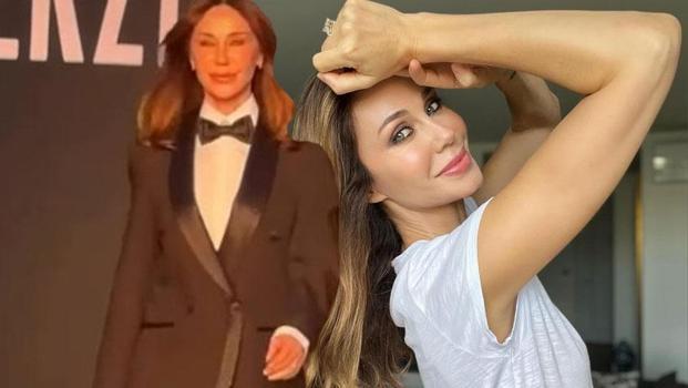 Demet Şener'den maskülen şıklık! 'Kıyafet bana güç hissettiriyor')