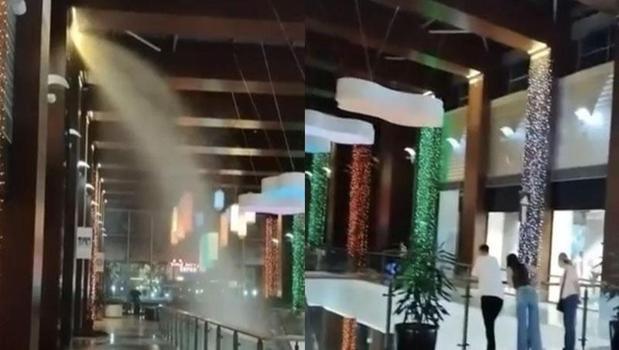 Bursa’da alışveriş merkezinde panik)