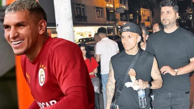 Lucas Torreira yumruklu saldırının ardından ilk kez görüntülendi! Artık adımını bile onsuz atmıyor!)