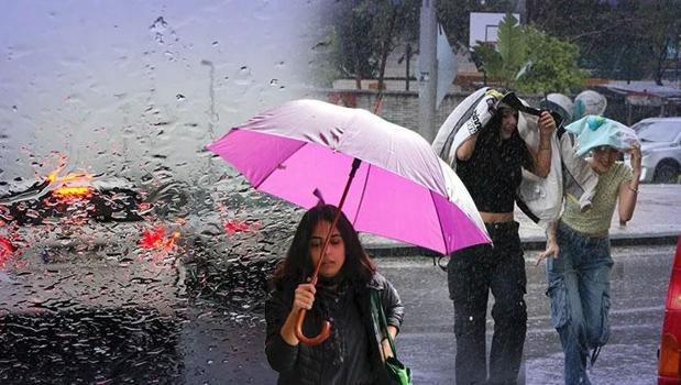 Meteoroloji’den 30 il için sarı kodlu uyarı! Kuvvetli sağanak ve fırtına geliyor)