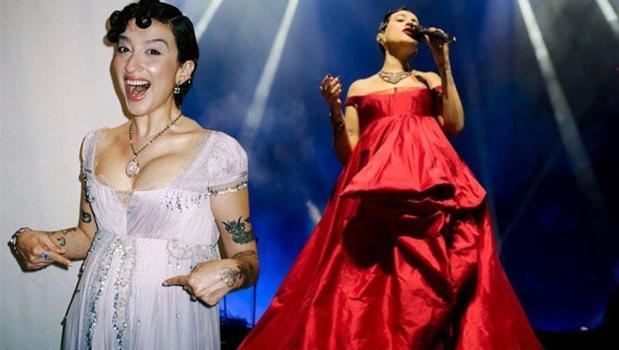 Hamile diye sahne performansı eleştirilmişti! Melike Şahin kendini tutamadı)