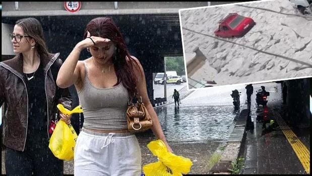 Haziran ayında kış şoku! Aniden bastırdı, ortalık beyaza büründü)