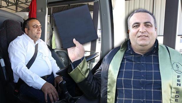 Yıllarca direksiyon salladığı üniversiteden birinci olarak çıktı! Herkes bu muazzam başarıyı konuşuyor)