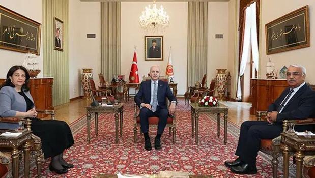 TBMM Başkanı Kurtulmuş, DEM Parti heyetini kabul etti)