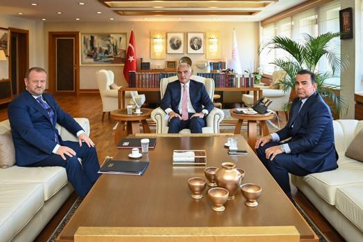 Yayıncılık gündemi bakanlıkta ele alındı)